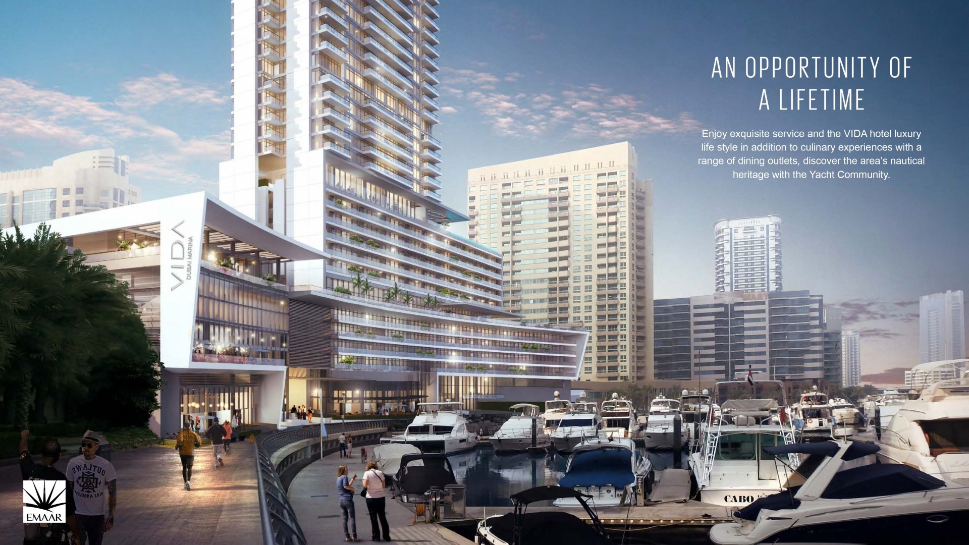 1 bedroom Apartment in VIDA RESIDENCES DUBAI MARINA No. 11021